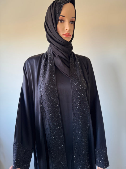 Black Double Abaya